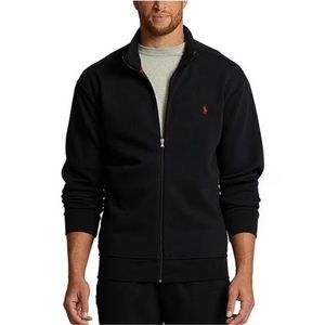 POLO RALPH LAUREN FULL ZIPPER SWEATER 100% cotton cardigan jacket navy size XL